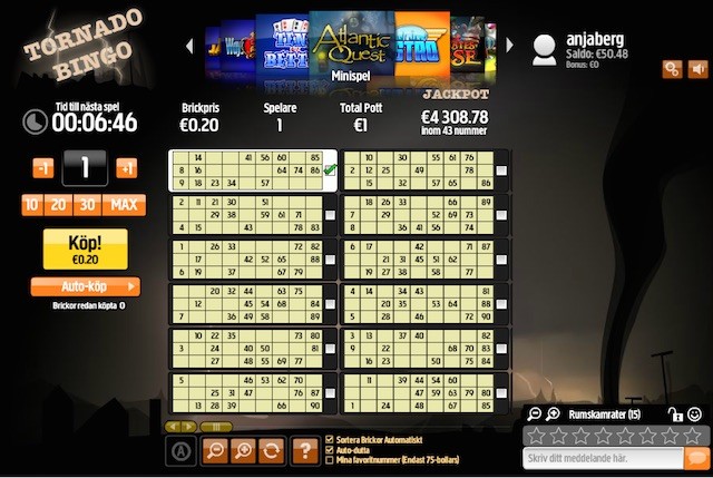 bingo på nätet gratis