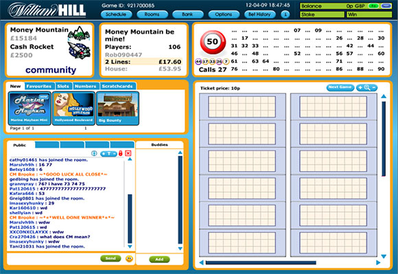 William Hill Bingospel